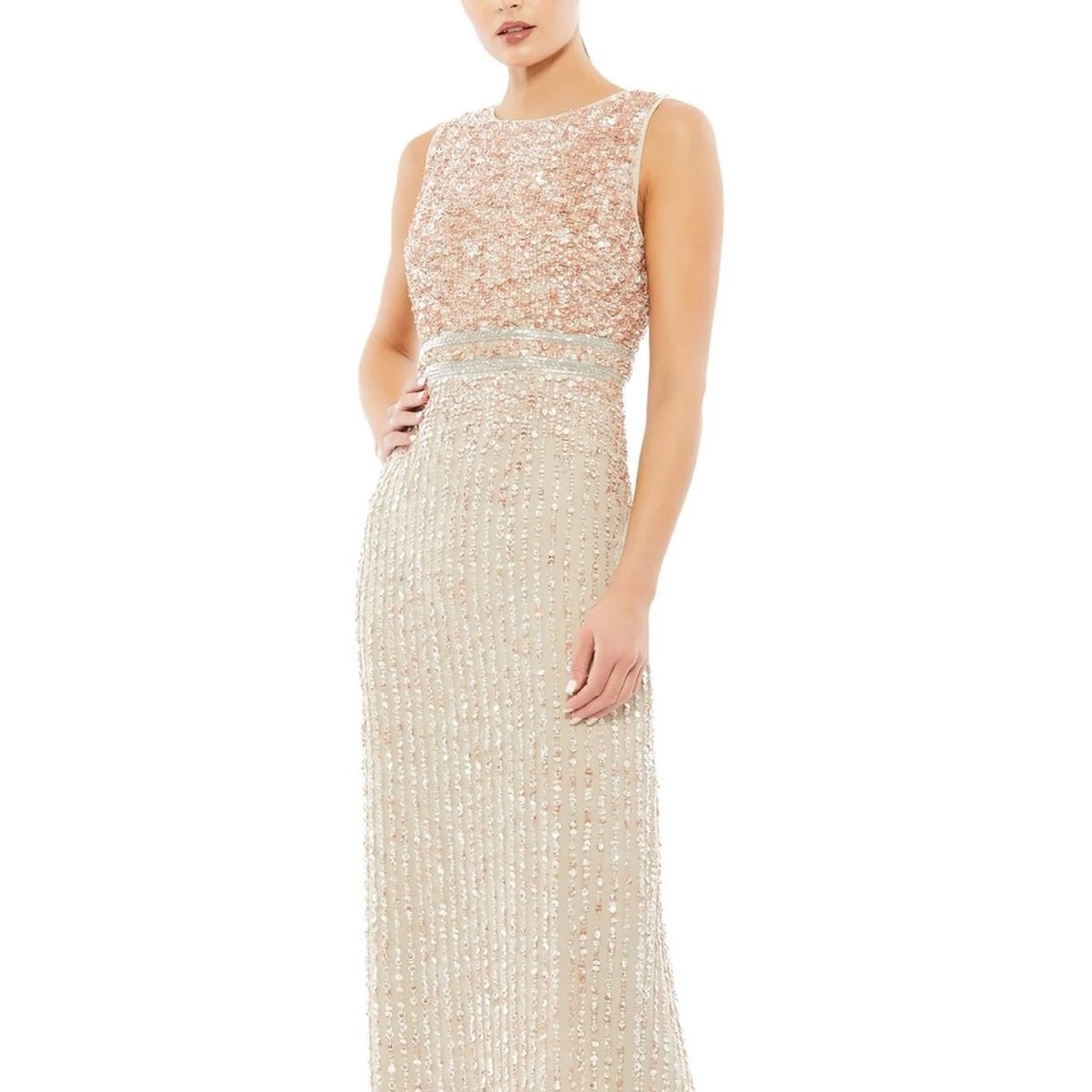 ✔️#39 MAC DUGGAL SEQUIN GOWN #93603
